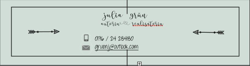Julia Gruen Visitenkarte